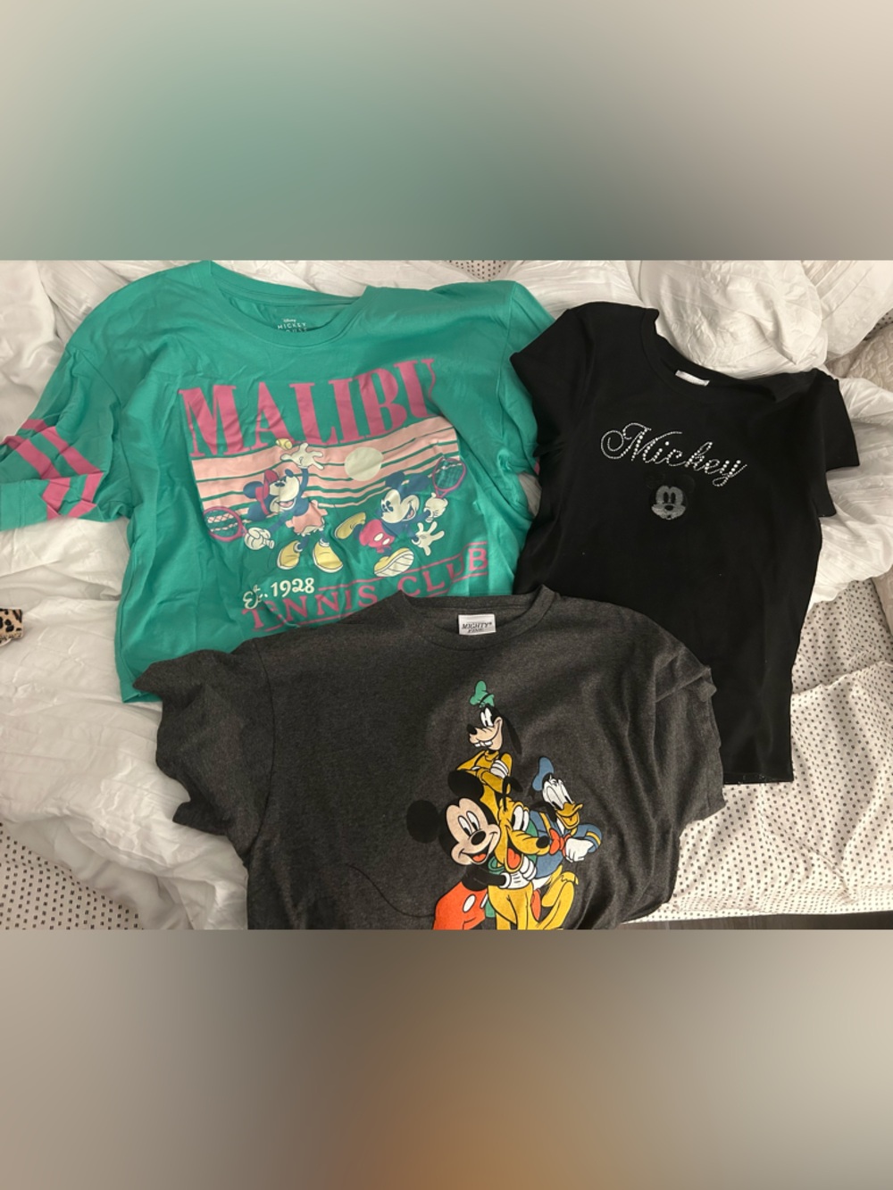 3 women’s Disney T-shirts